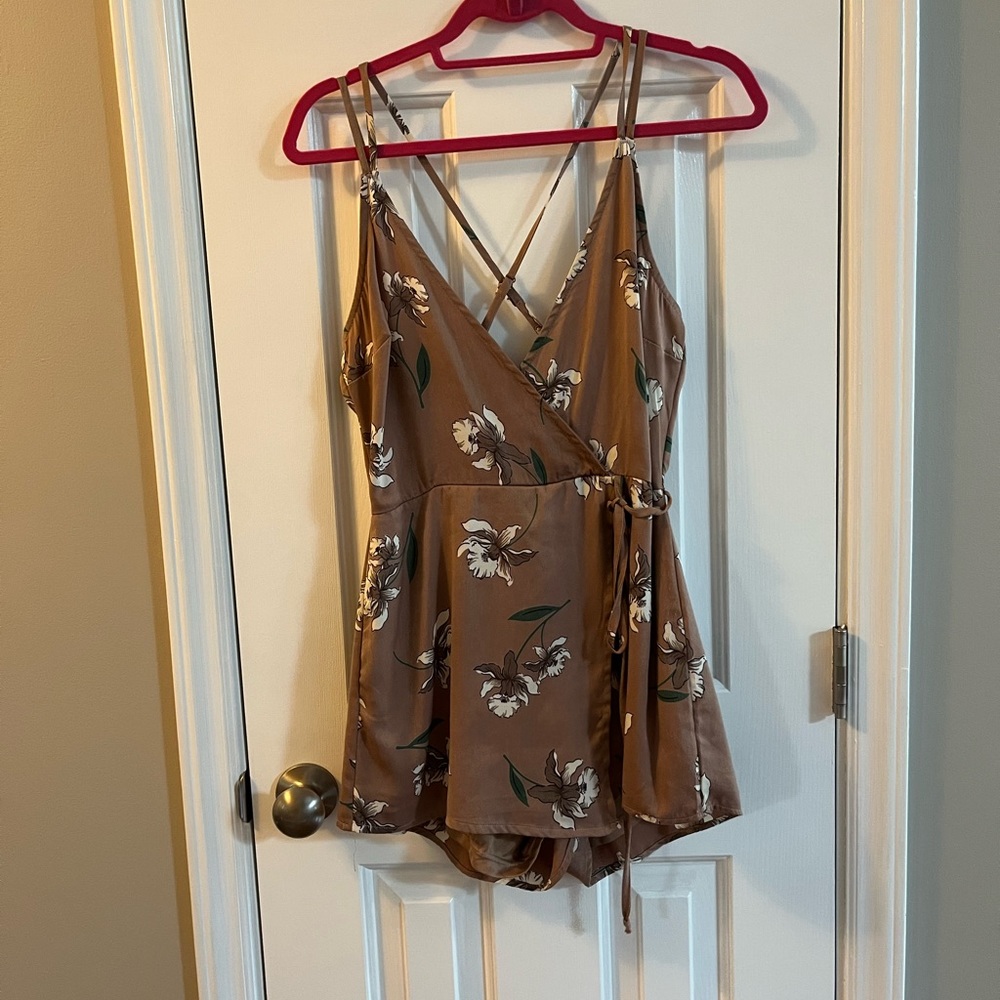 Sadie & Sage wrap front romper